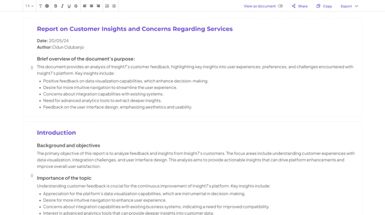 Gap Analysis Report Template Examples Insight Ai Tool For