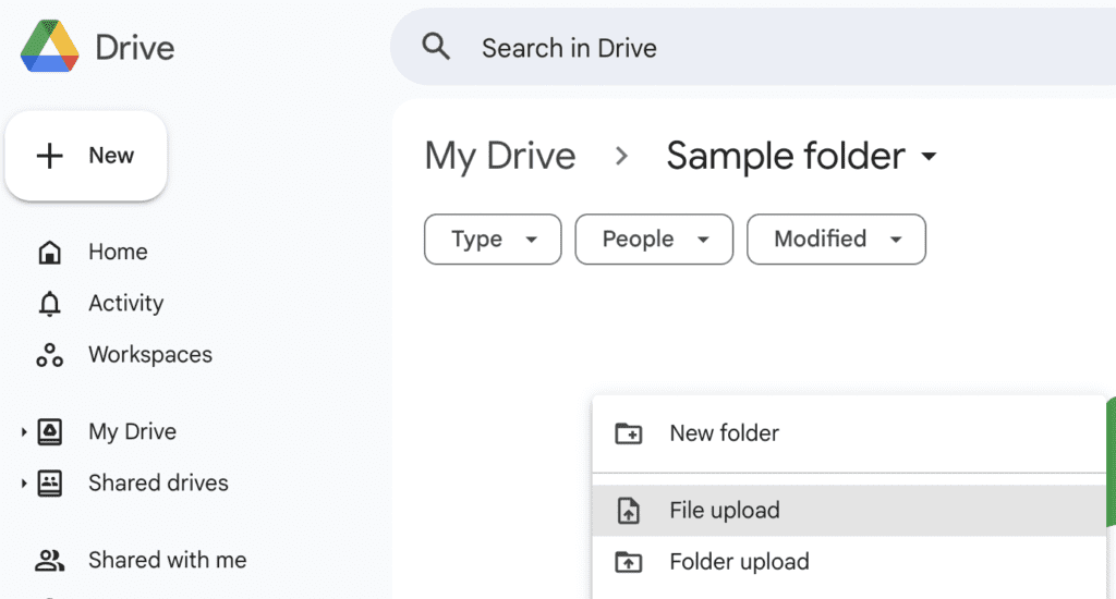 Upload to Google Drive for transcription and analysis with Insight7