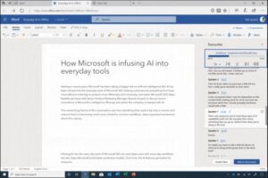 Transcribe Video File to Text with Microsoft Word