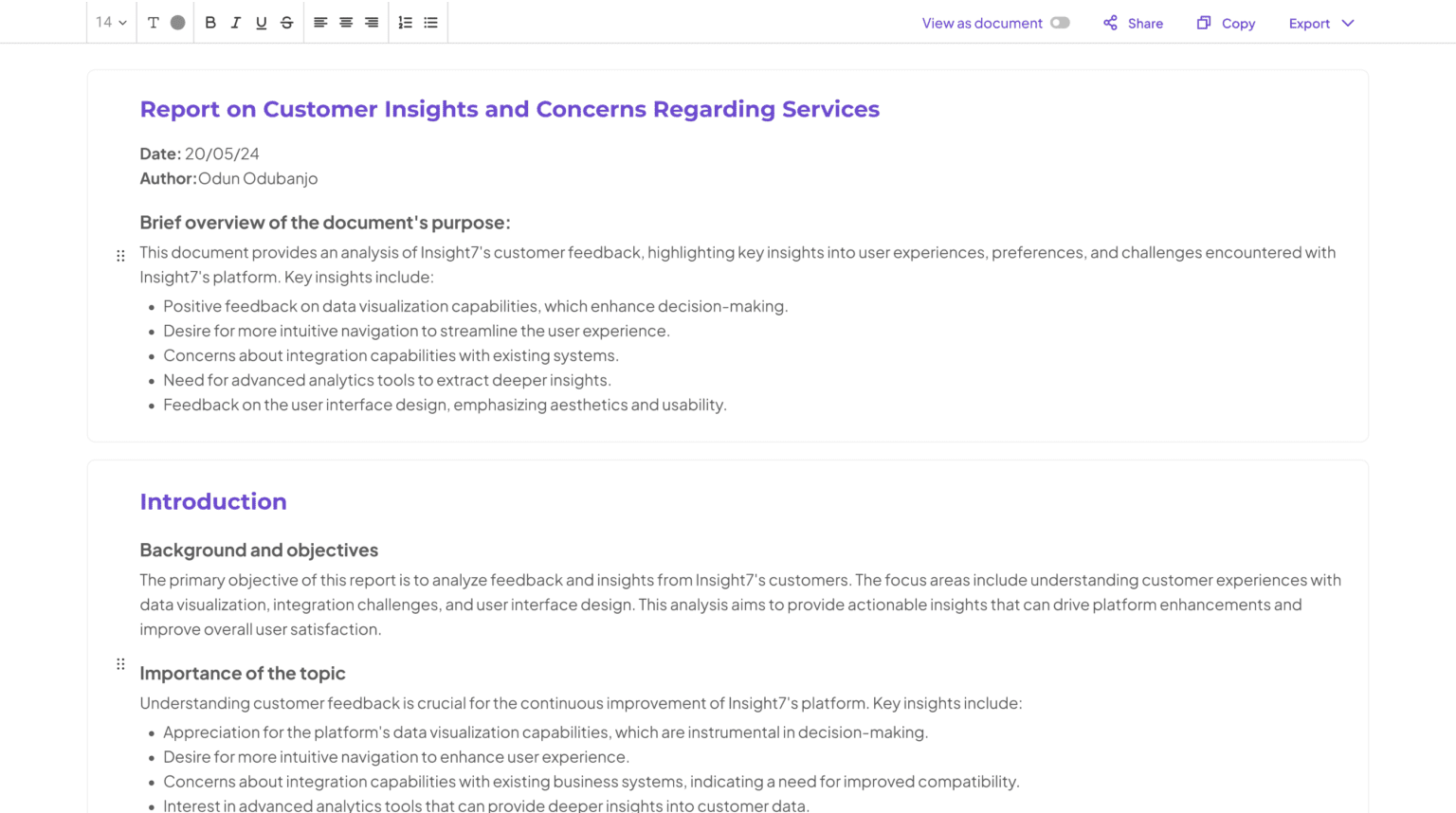 Assessment Report Template Examples Insight7 Call Analytics AI Assessment Report Template Examples Insight7 Call Analytics AI