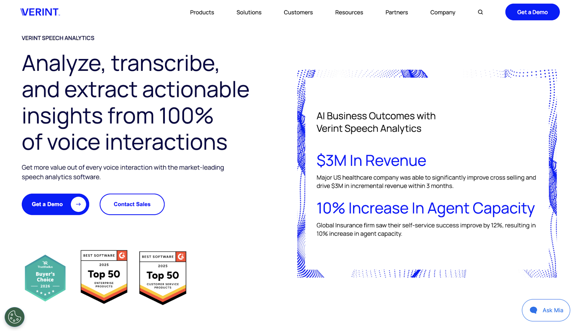 Verint Speech & Text Analytics