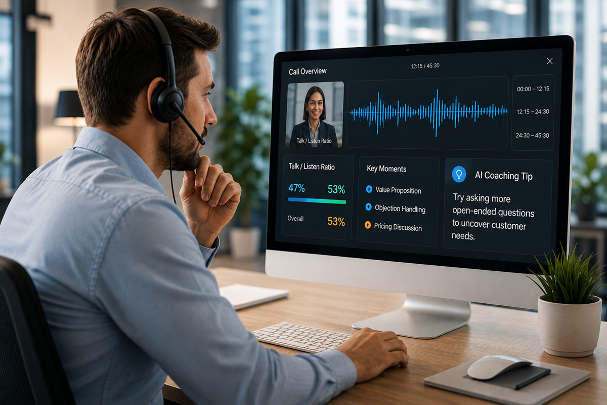 AI sales coaching