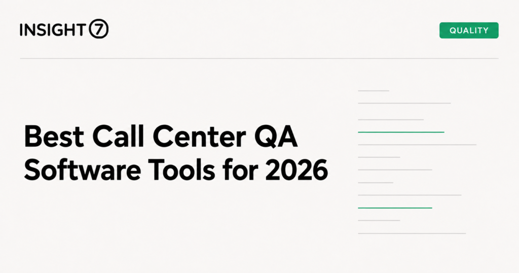 call center qa software