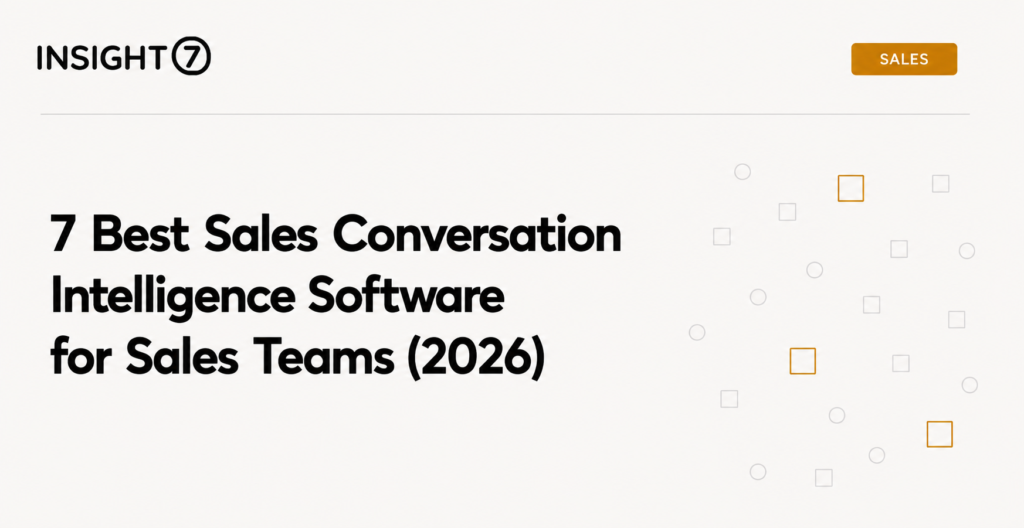 sales conversation intelligence software