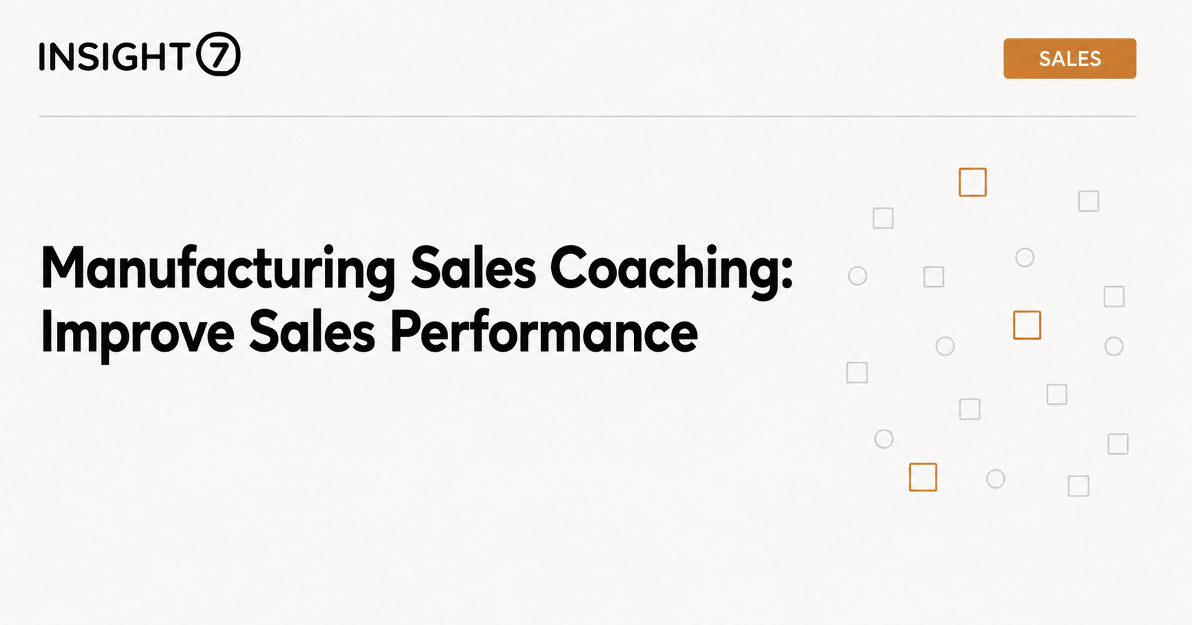 manufacturing sales coaching